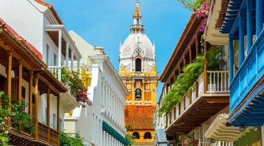 Vista general de Cartagena de Indias, Colombia