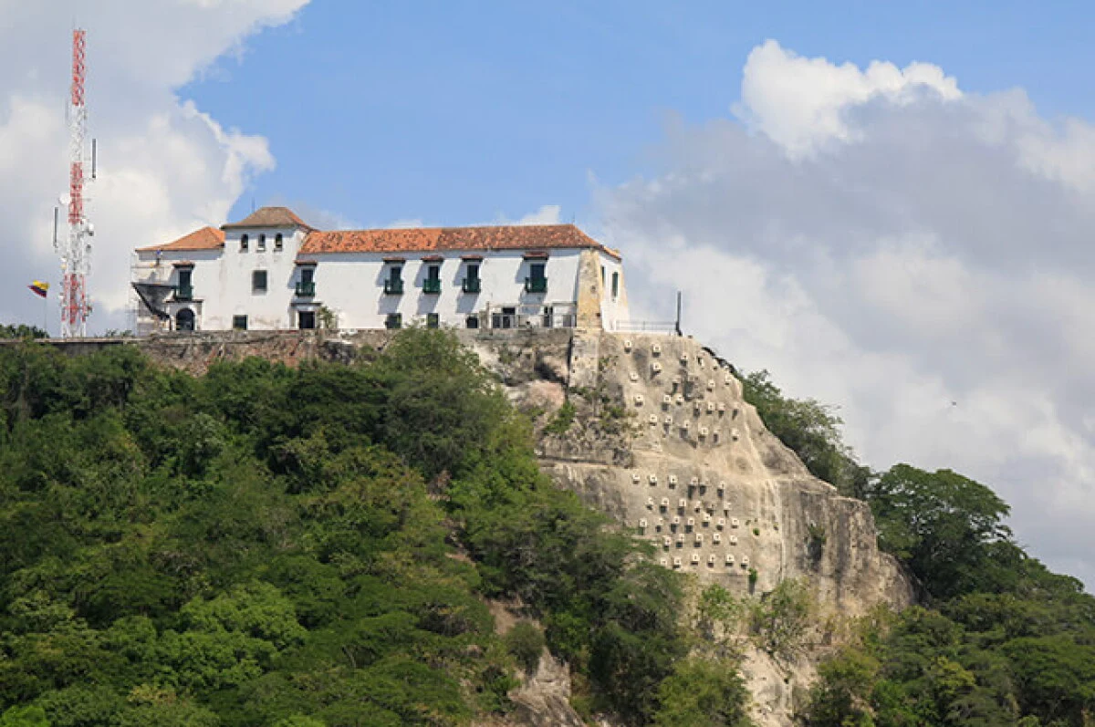 Convento de La Popa en el cerro más alto de Cartagena de Indias